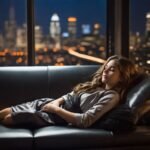 sleeping on the couch